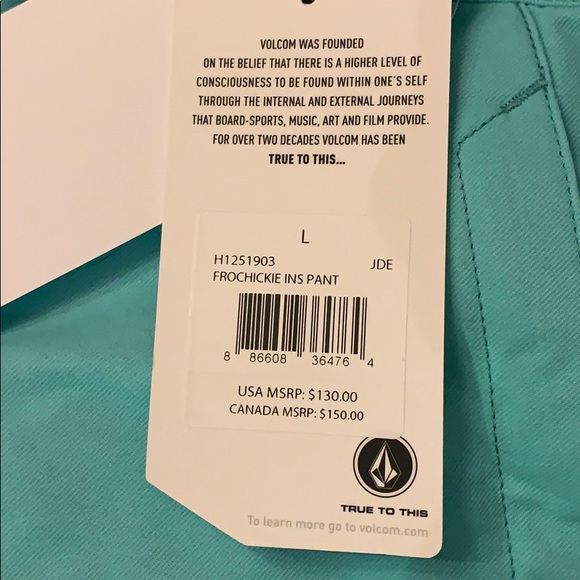 Women’s Frochickie Snowboard Pant in Jade - Size L - Picture 3 of 7